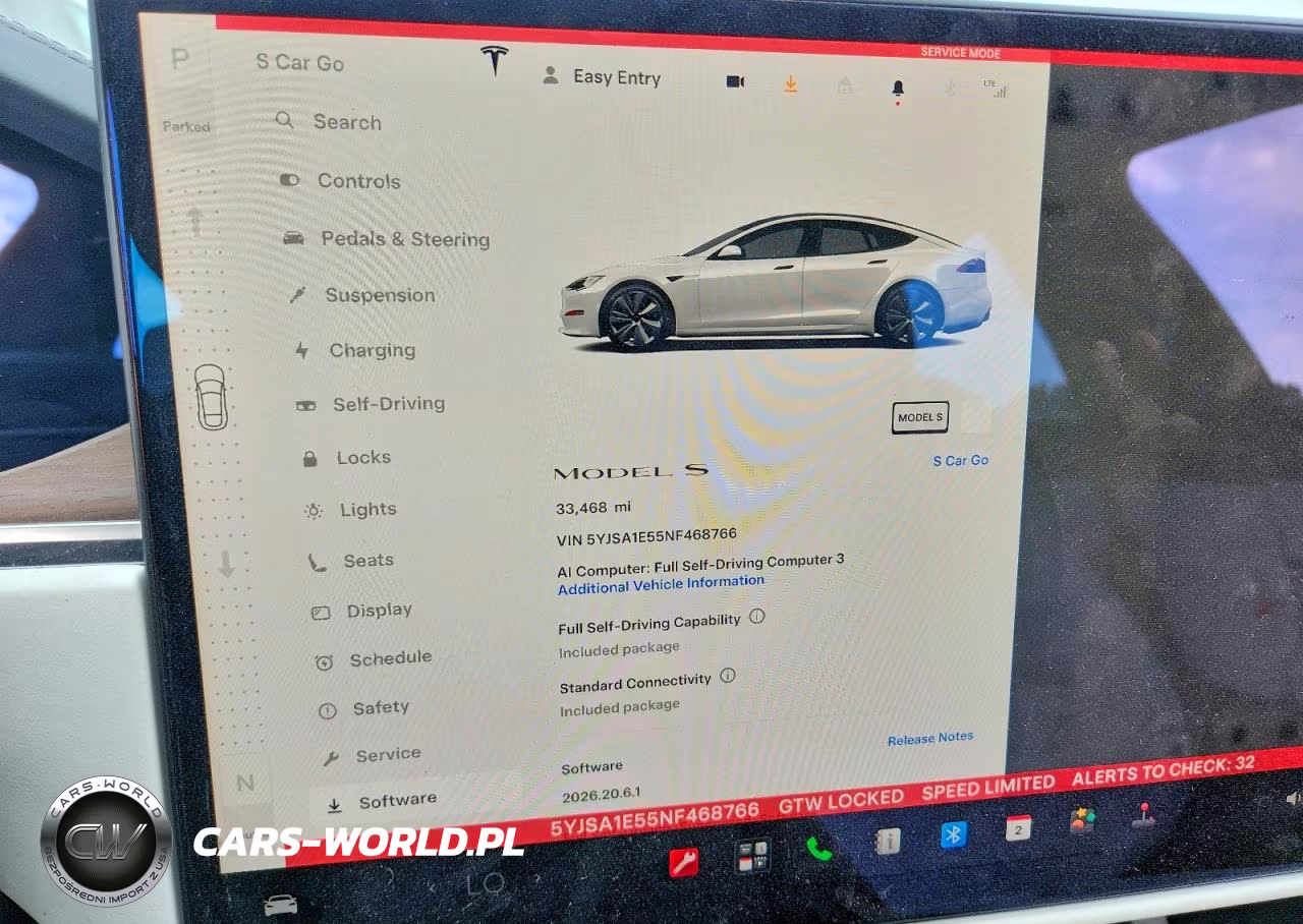 2022 Tesla Model S VIN:5YJSA1E55NF468766 - 9
