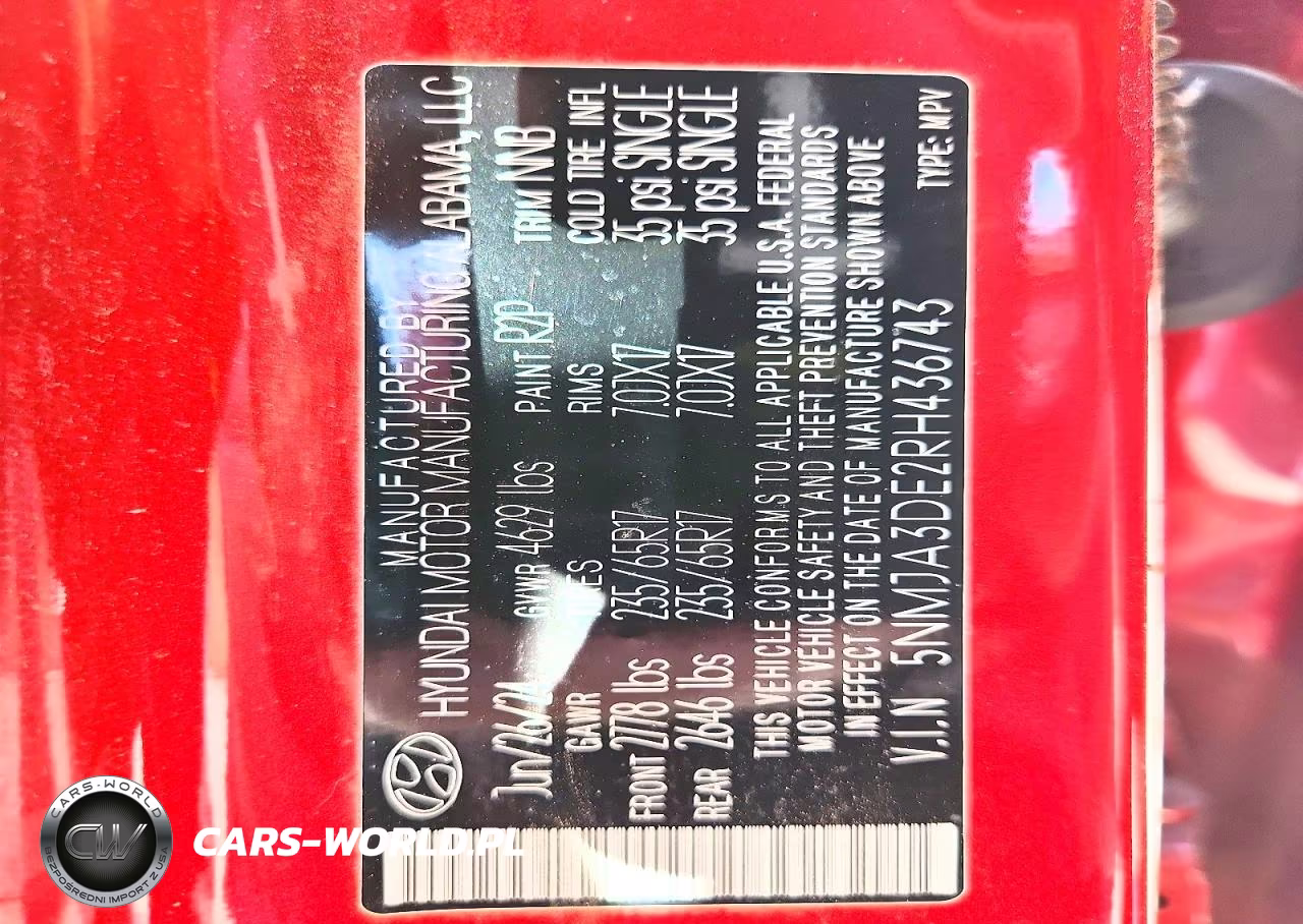 2024 Hyundai Tucson Se VIN:5NMJA3DE2RH436743 - 12