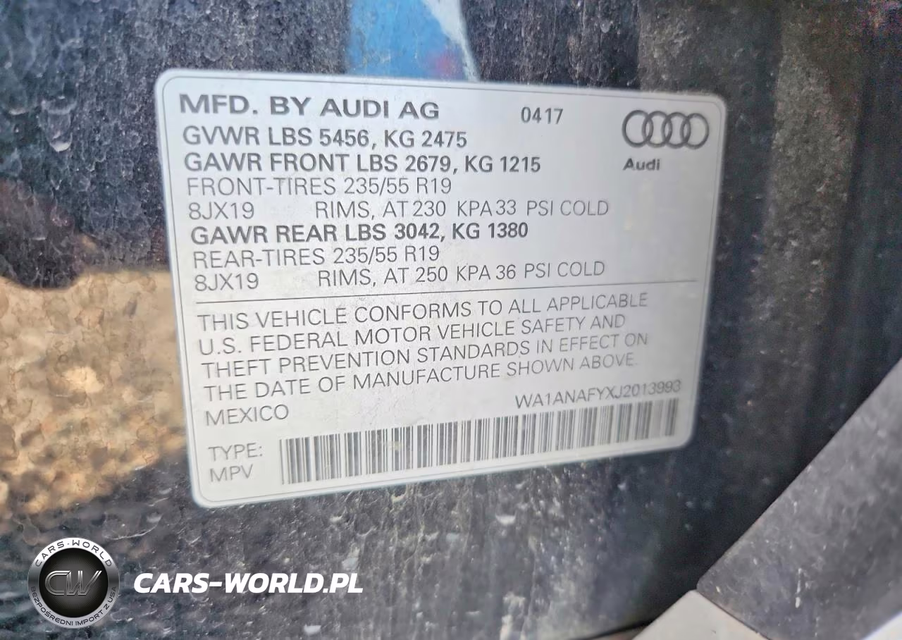 2018 Audi Q5 Premium VIN:WA1ANAFYXJ2013993 - 13