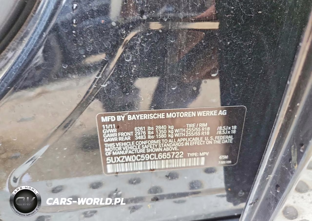 2012 BMW X5 xDrive35D VIN:5UXZW0C59CL665722 - 13