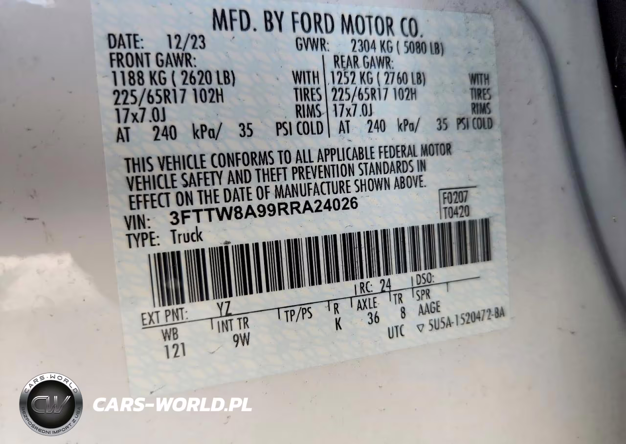 2024 Ford Maverick Xl VIN:3FTTW8A99RRA24026 - 13