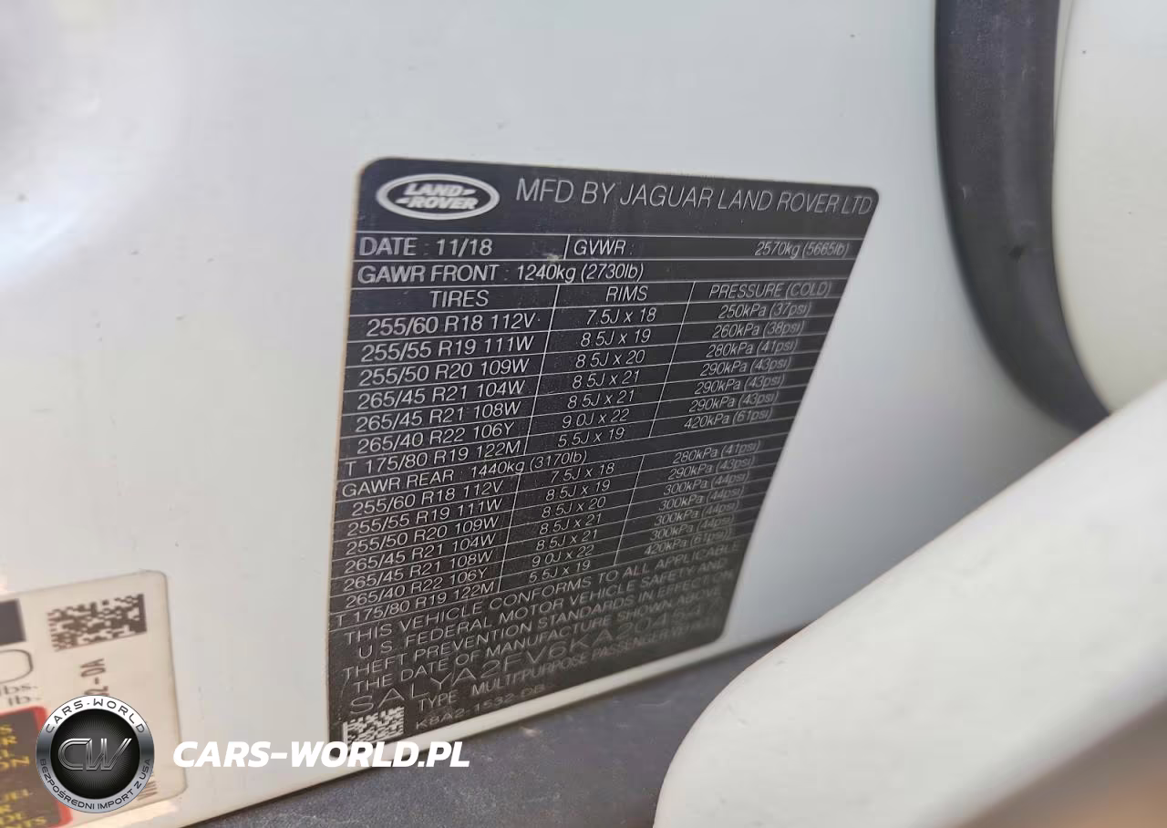 2019 Land Rover Range Rover Velar R-Dynamic Se VIN:SALYA2FV6KA204547 - 12