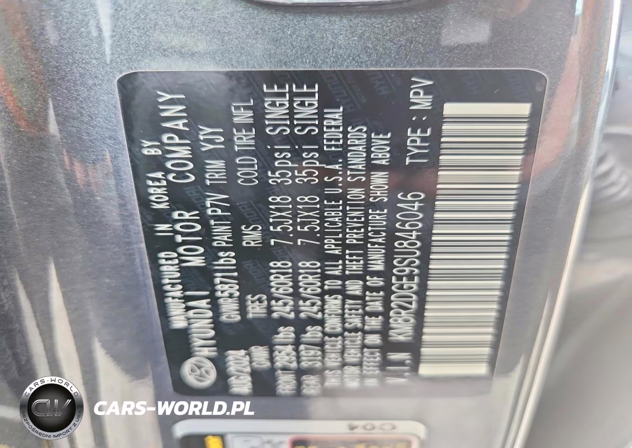 2025 Hyundai Palisade Sel VIN:KM8R2DGE9SU846046 - 13