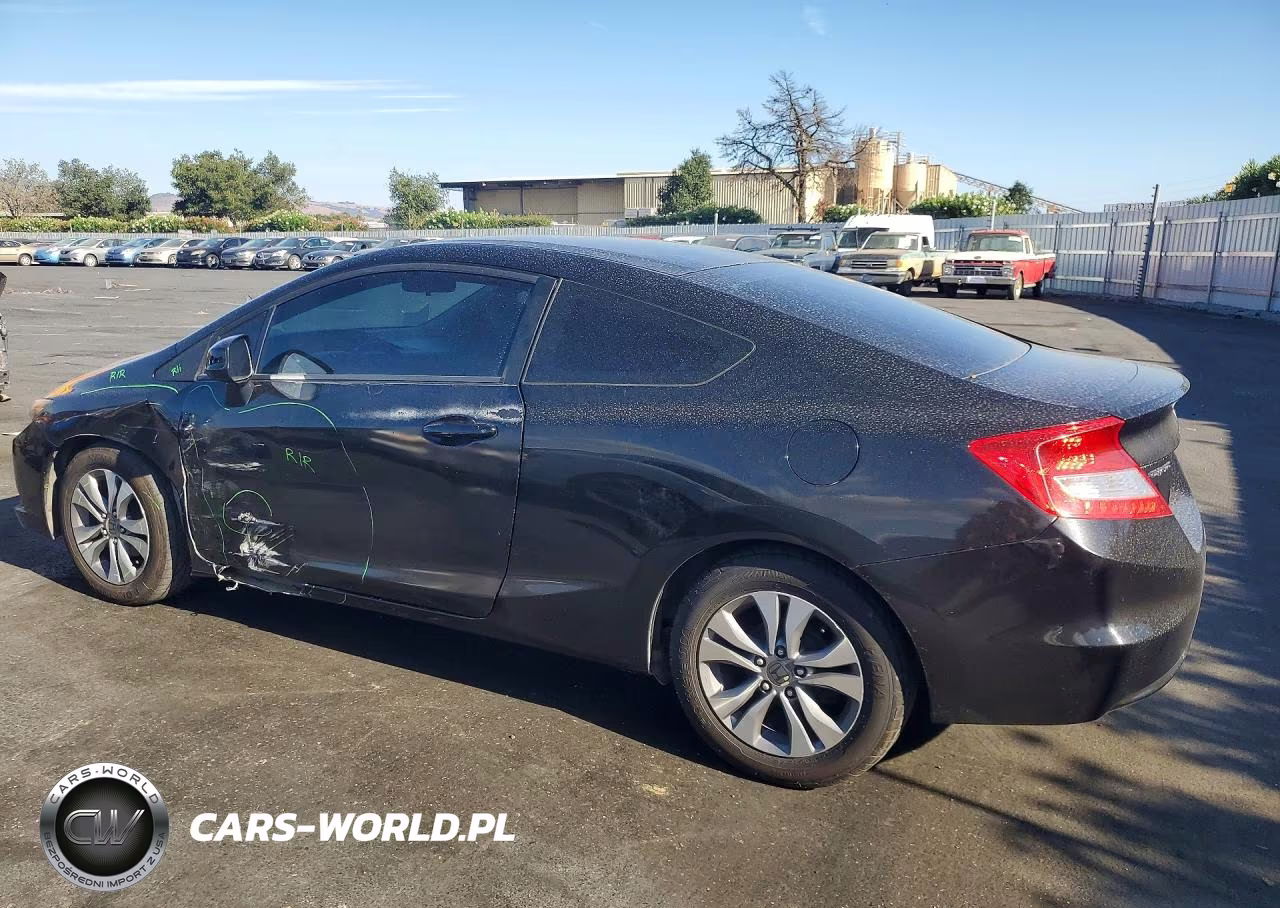 2012 Honda Civic Lx VIN:2HGFG3B59CH566319 - 2