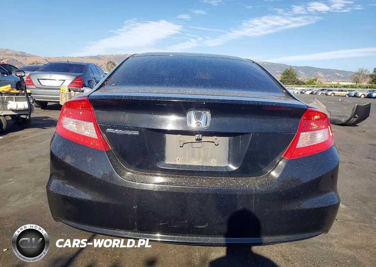2012 Honda Civic Lx VIN:2HGFG3B59CH566319 - 6