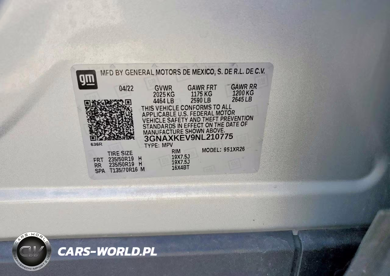 2022 Chevrolet Equinox Lt VIN:3GNAXKEV9NL210775 - 13