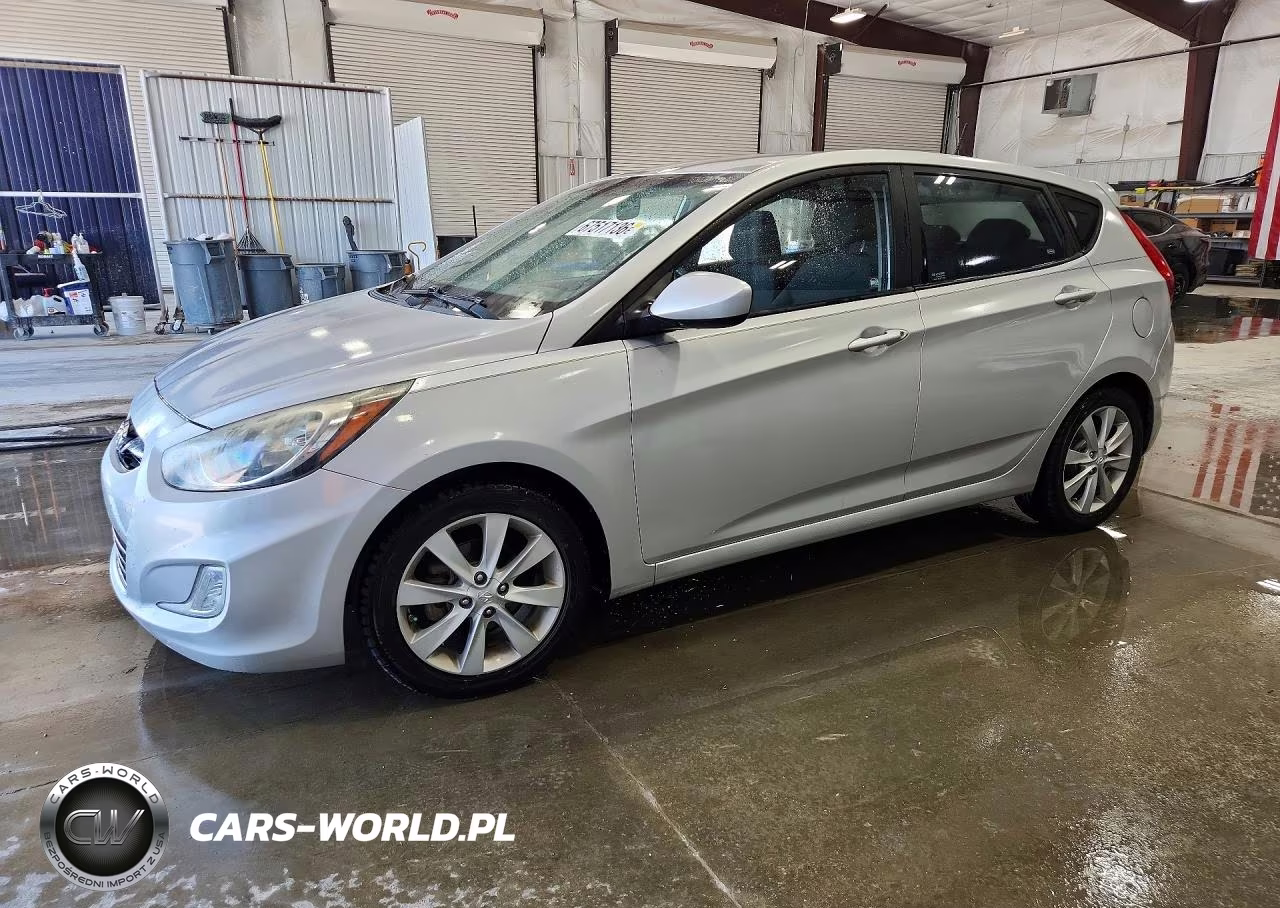 2012 Hyundai Accent Se VIN:KMHCU5AE5CU026546 - 1