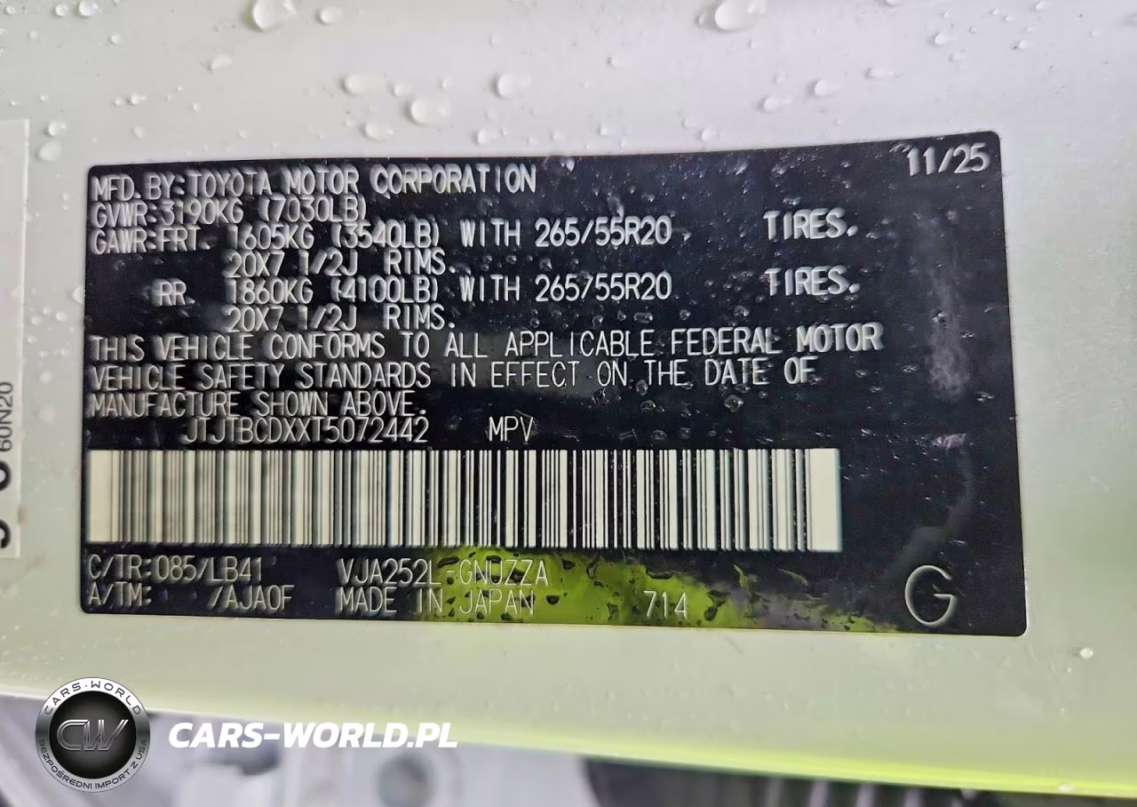 2026 Lexus Gx 550 Premium+ VIN:JTJTBCDXXT5072442 - 13