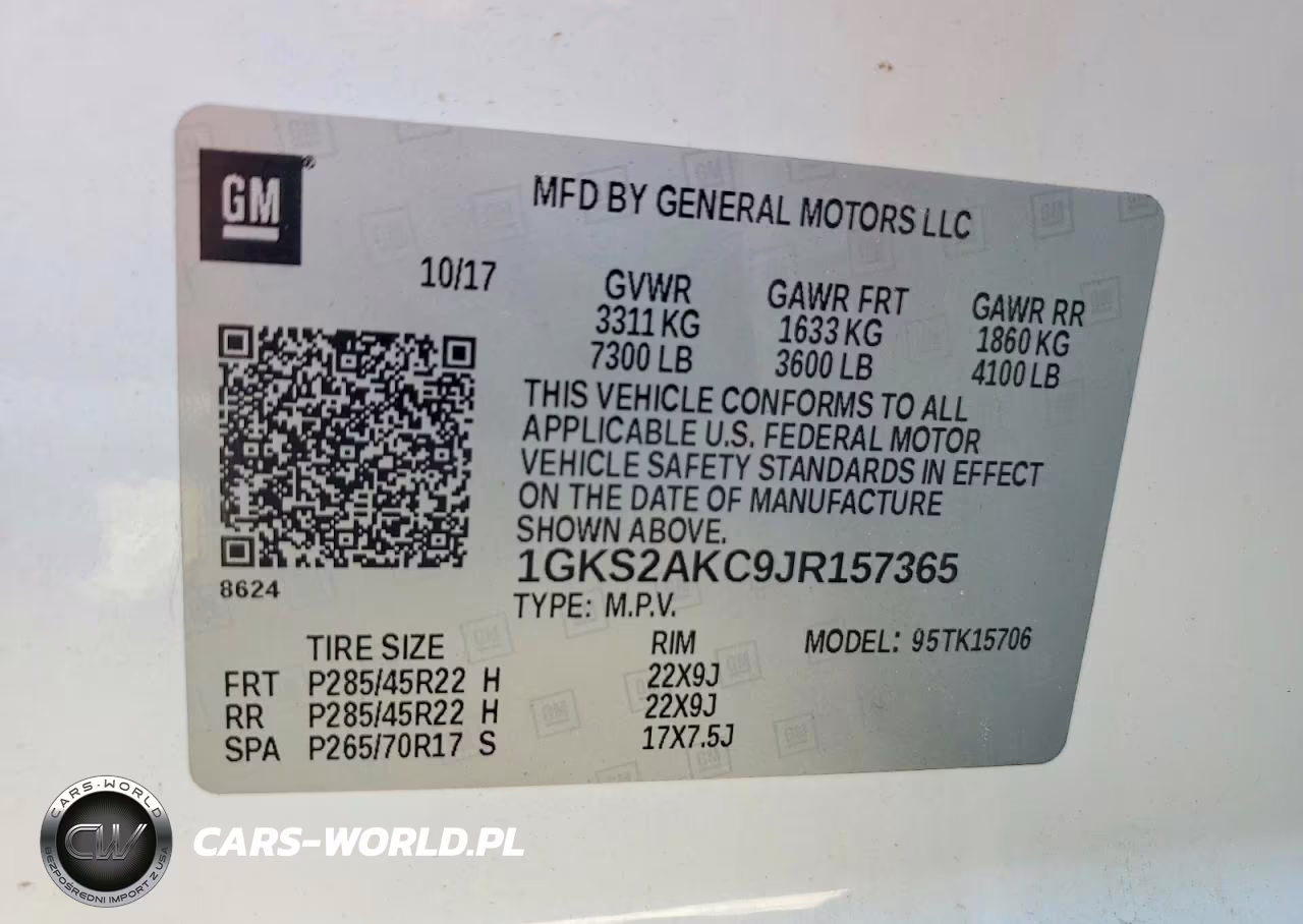 2018 GMC Yukon Sle VIN:1GKS2AKC9JR157365 - 13