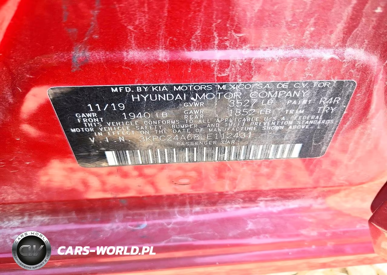 2020 Hyundai Accent Se VIN:3KPC24A68LE112431 - 12