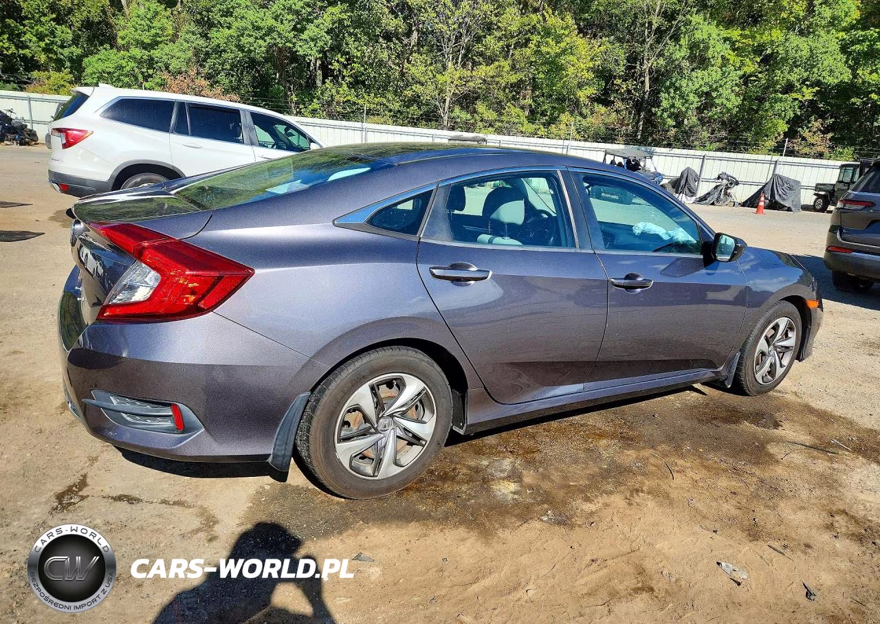 2019 Honda Civic Lx VIN:19XFC2F60KE027928 - 3