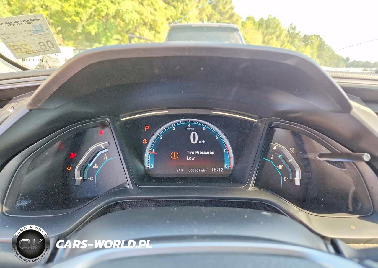 2019 Honda Civic Lx VIN:19XFC2F60KE027928 - 9