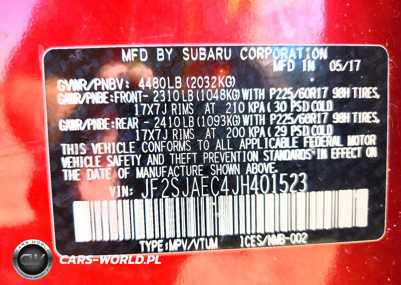 2018 Subaru Forester 2.5I Premium VIN:JF2SJAEC4JH401523 - 13