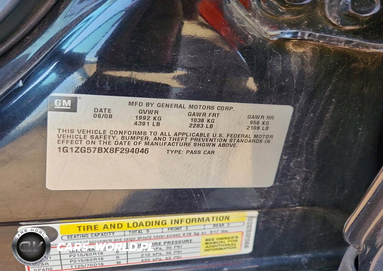 2008 Chevrolet Malibu Ls VIN:1G1ZG57BX8F294046 - 12