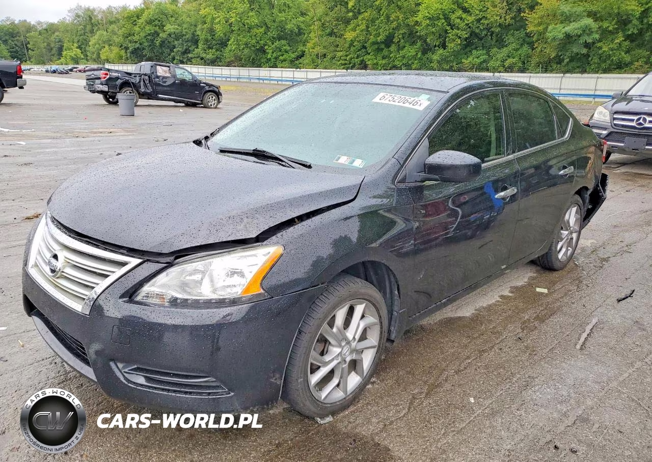 2014 Nissan Sentra Sv VIN:3N1AB7AP9EY314099 - 1