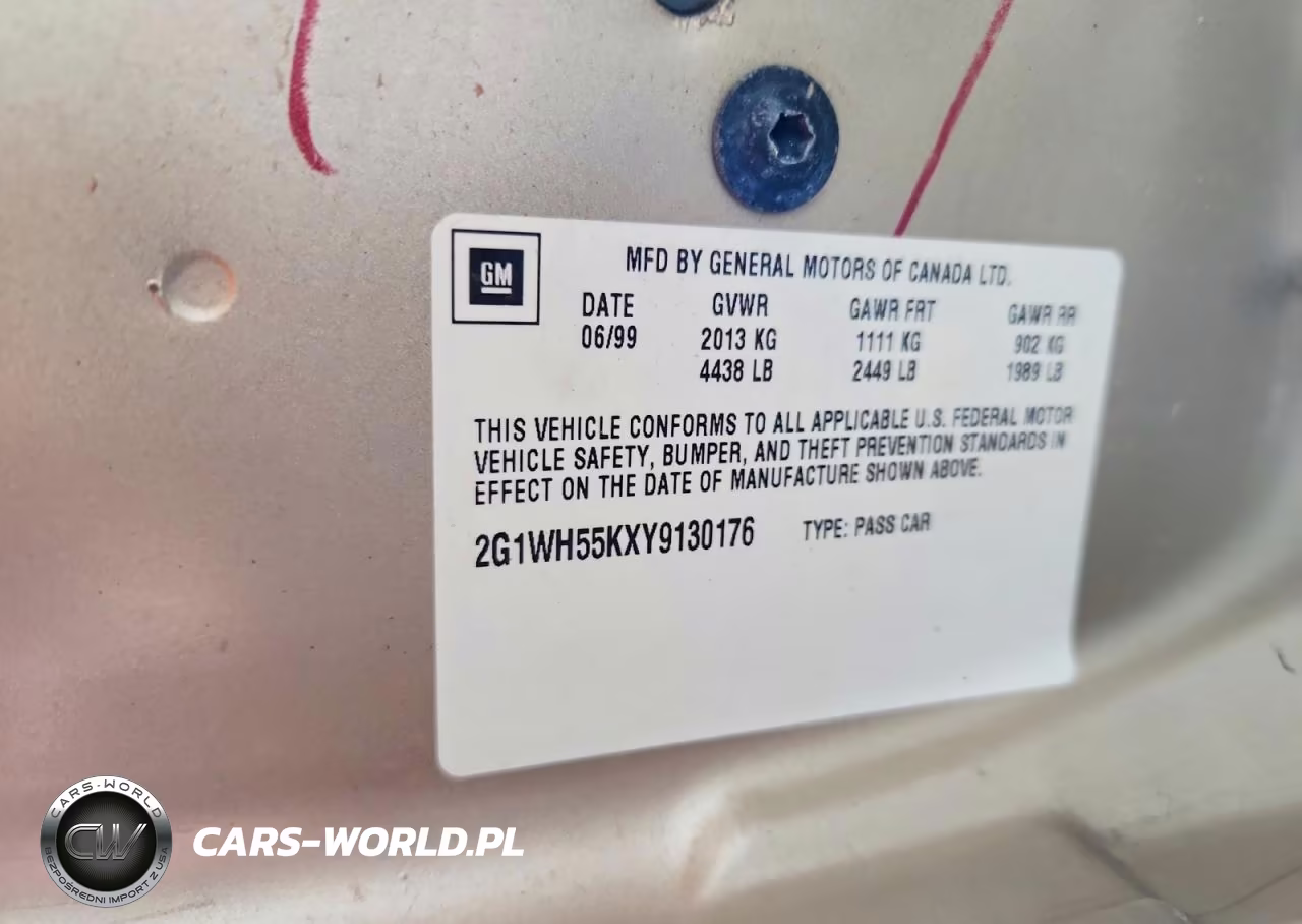 2000 Chevrolet Impala Ls VIN:2G1WH55KXY9130176 - 12