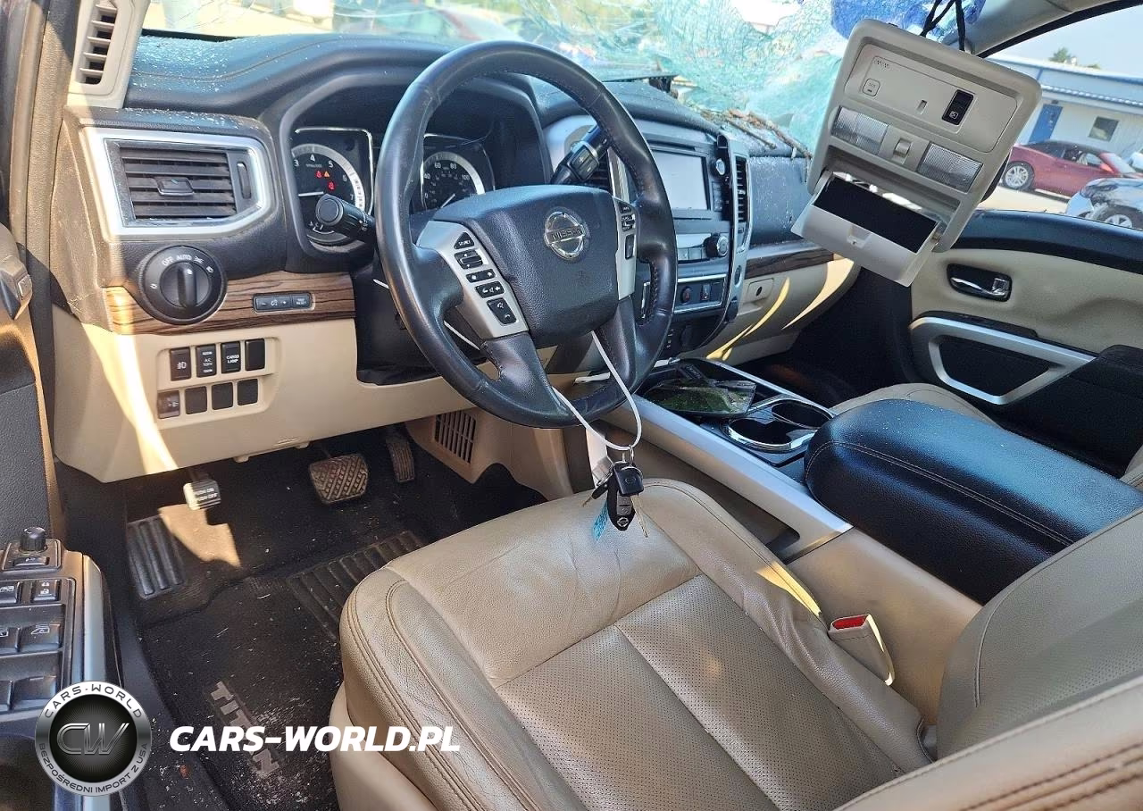 2017 Nissan Titan Sl VIN:1N6AA1E64HN570647 - 8