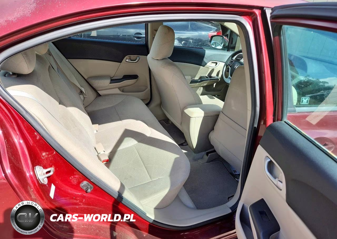2012 Honda Civic Lx VIN:2HGFB2F52CH600667 - 10