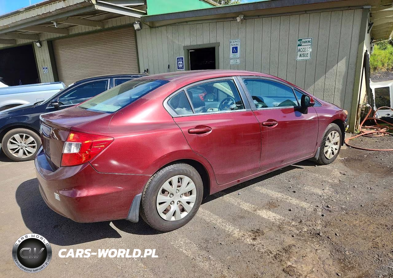 2012 Honda Civic Lx VIN:2HGFB2F52CH600667 - 3