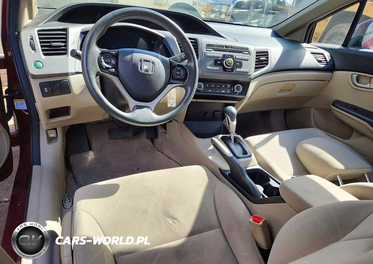 2012 Honda Civic Lx VIN:2HGFB2F52CH600667 - 8