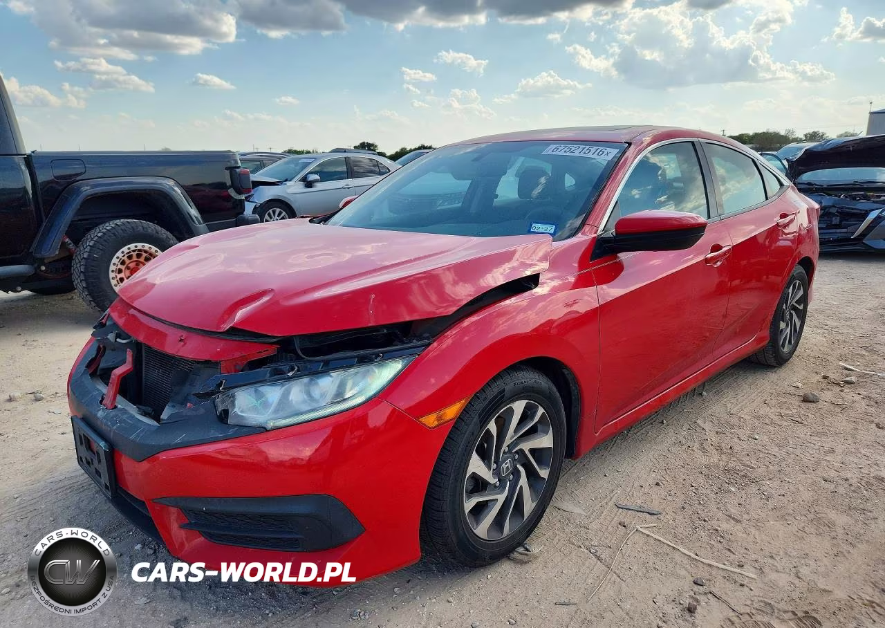2018 Honda Civic Ex VIN:2HGFC2F74JH522758 - 1
