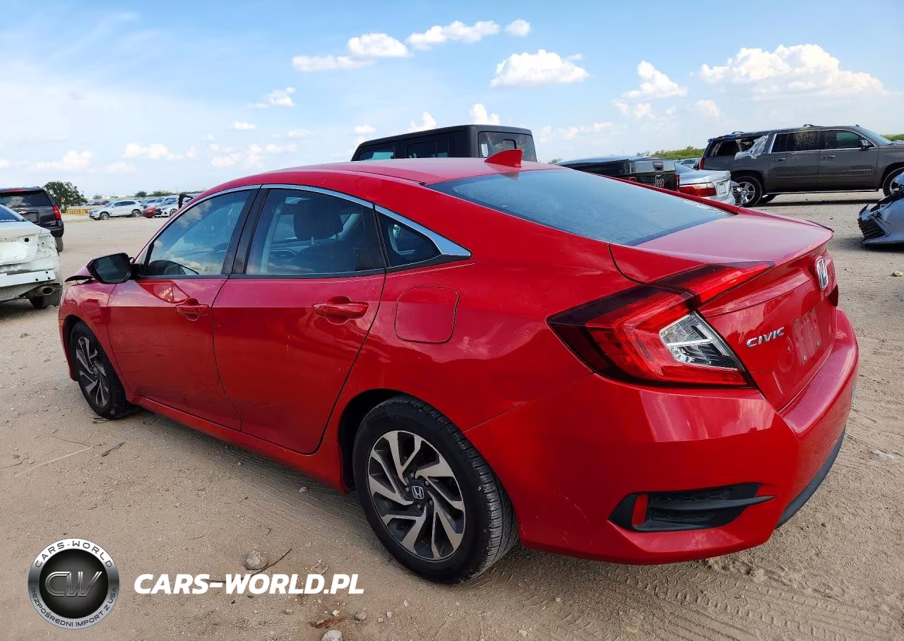 2018 Honda Civic Ex VIN:2HGFC2F74JH522758 - 2