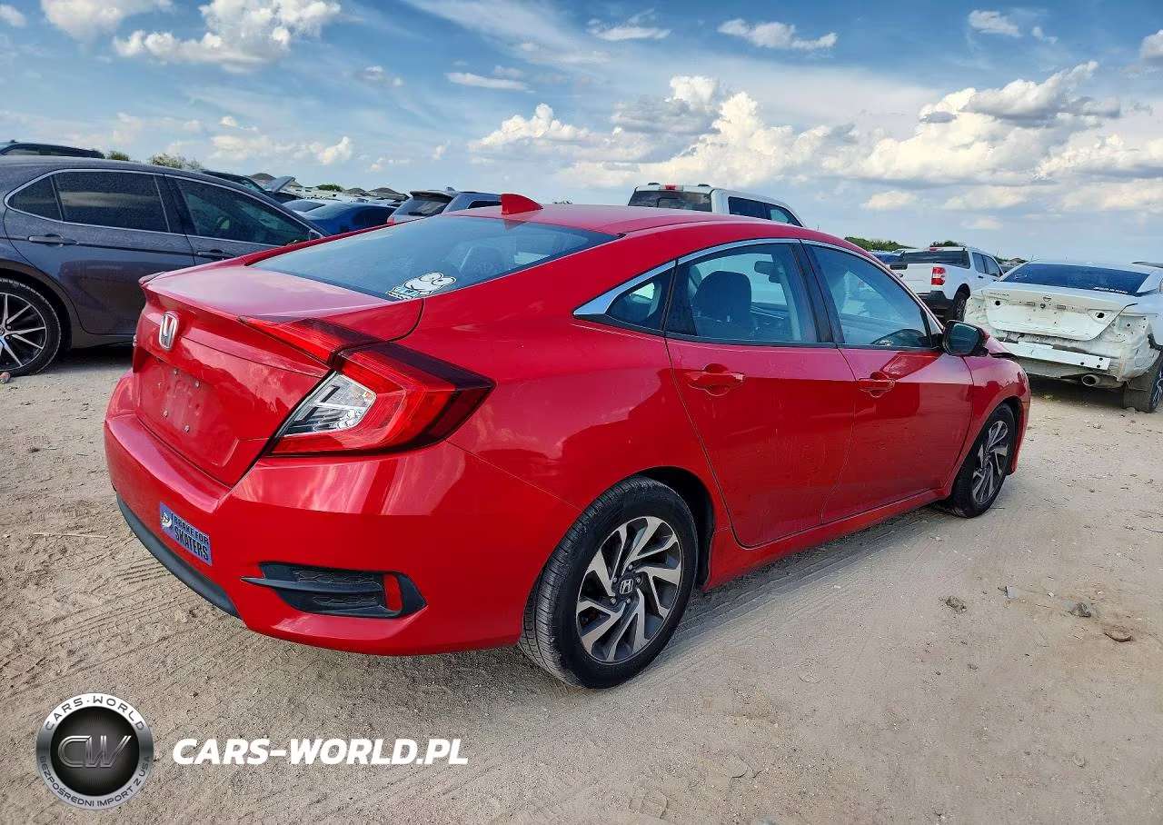 2018 Honda Civic Ex VIN:2HGFC2F74JH522758 - 3