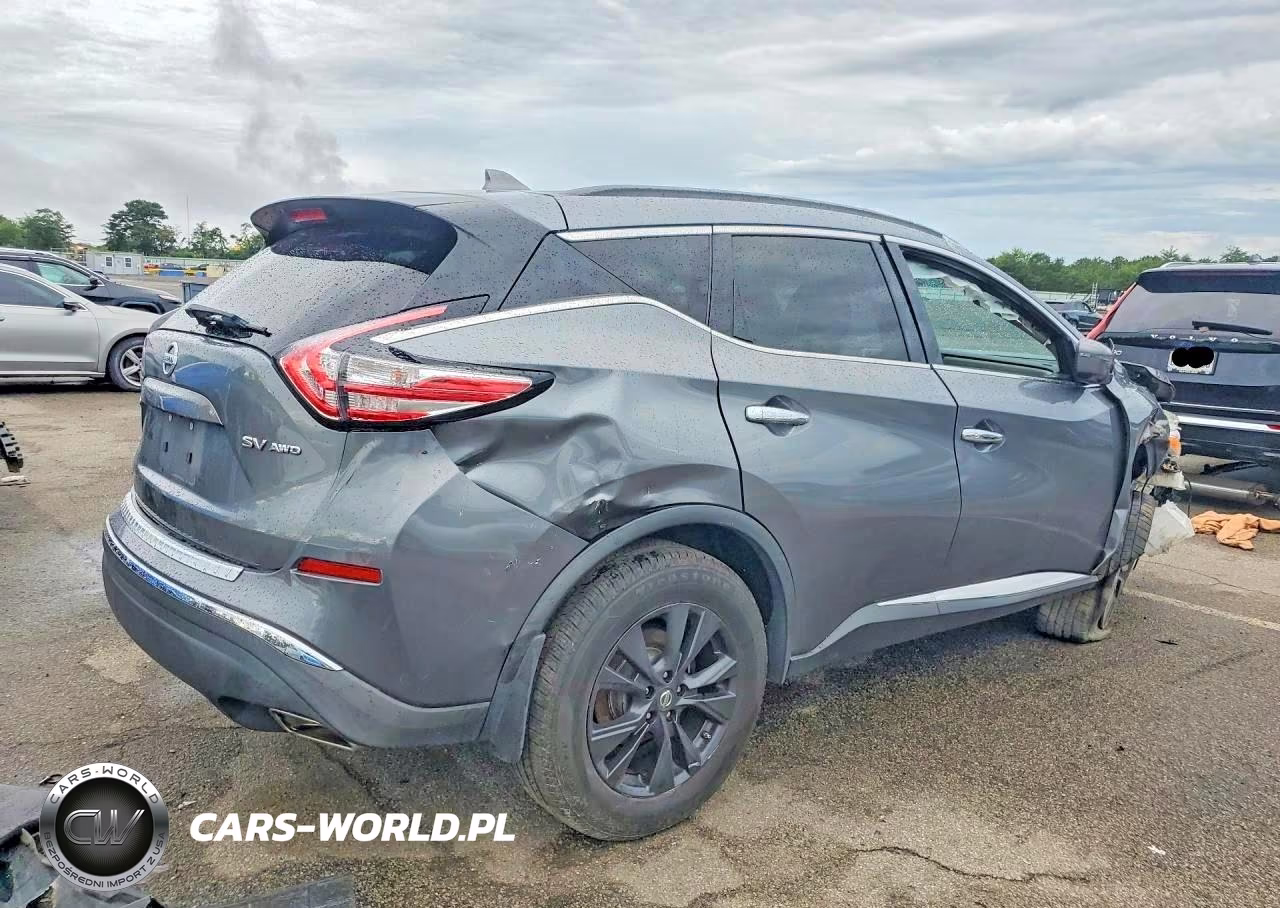 2017 Nissan Murano Sv VIN:5N1AZ2MH4HN162648 - 3