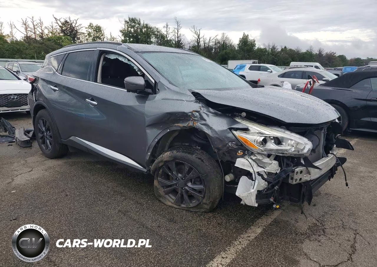 2017 Nissan Murano Sv VIN:5N1AZ2MH4HN162648 - 4