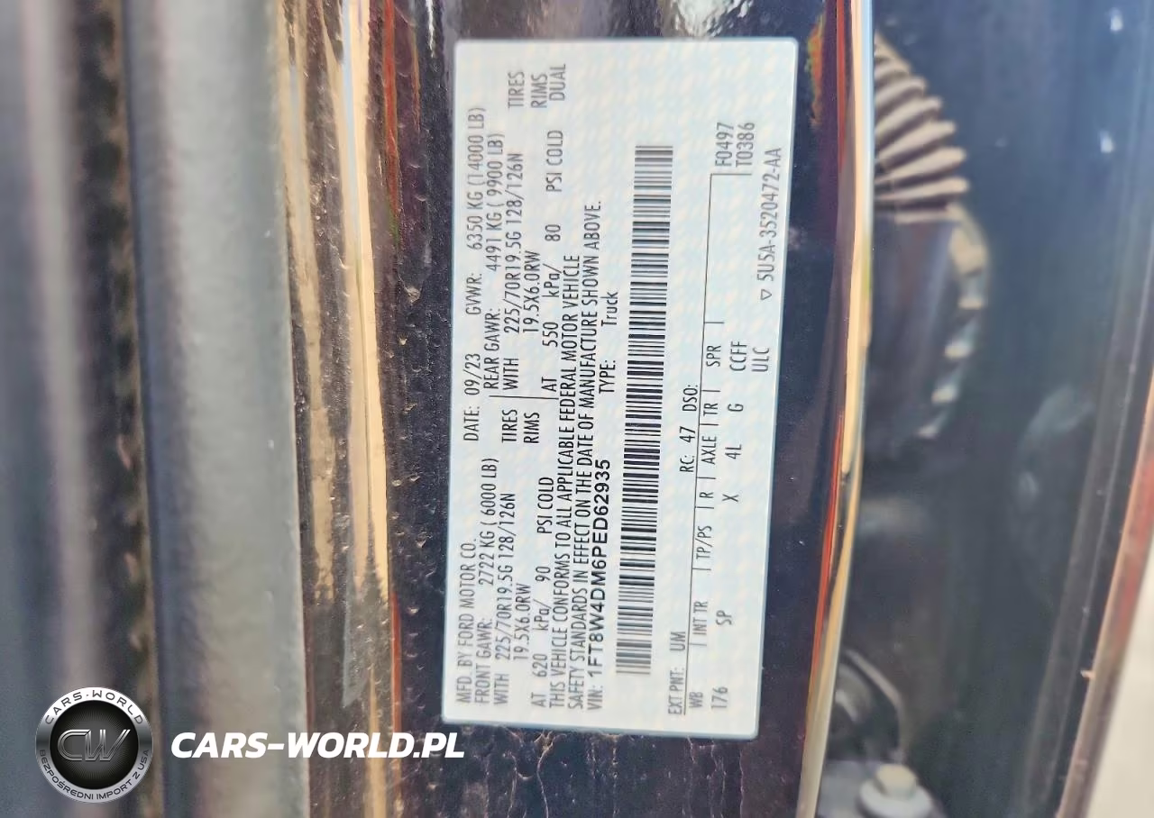 2023 Ford F450 Super Duty VIN:1FT8W4DM6PED62935 - 13