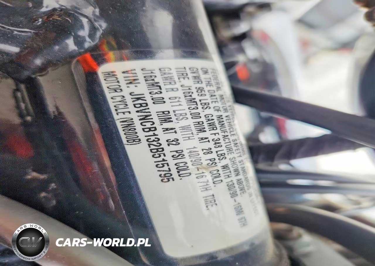 2002 Kawasaki Vn800 B VIN:JKBVNCB132B515795 - 9