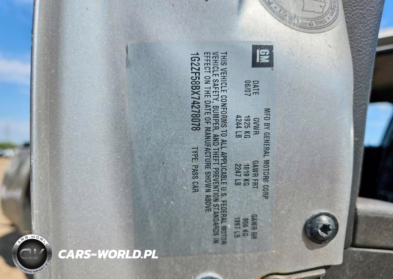 2007 Pontiac G6 Value Leader VIN:1G2ZF58BX74278078 - 12