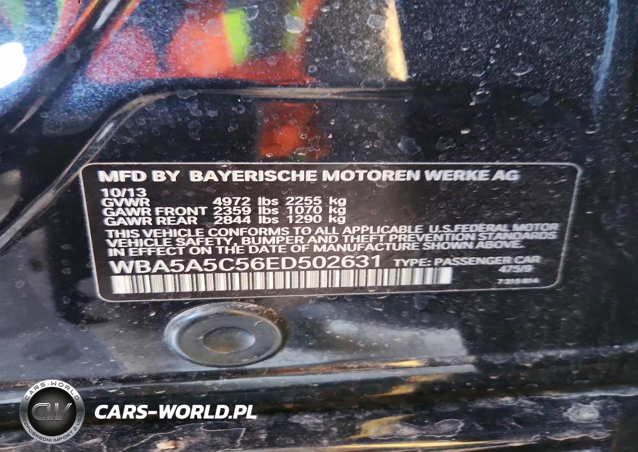 2014 BMW 528 I VIN:WBA5A5C56ED502631 - 12