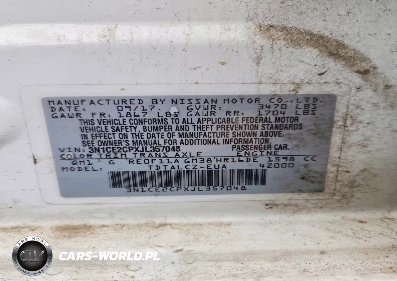 2018 Nissan Versa Note S VIN:3N1CE2CPXJL357048 - 12