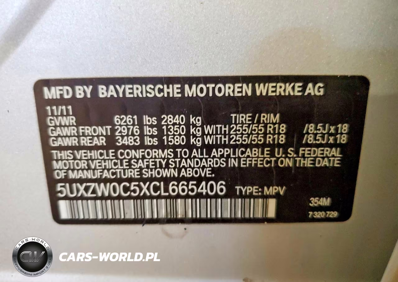 2012 BMW X5 xDrive35D VIN:5UXZW0C5XCL665406 - 13