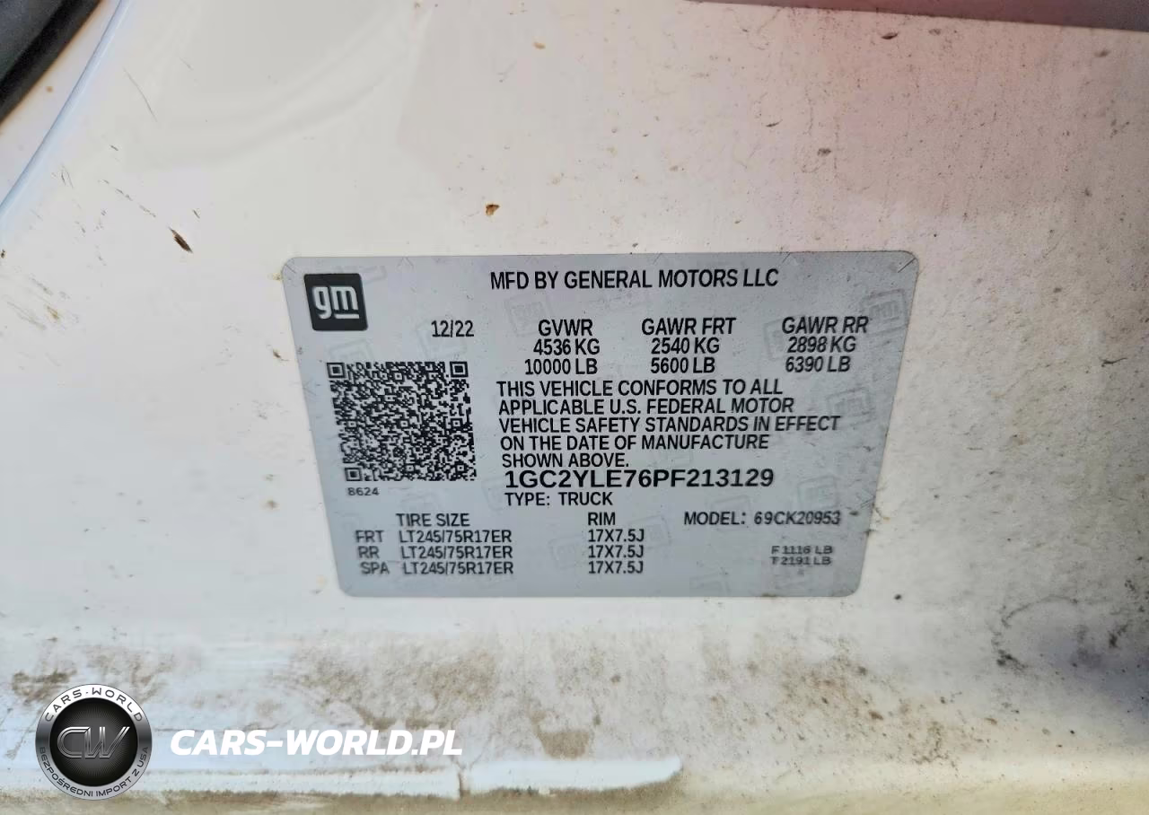 2023 Chevrolet Silverado K2500 Heavy Duty VIN:1GC2YLE76PF213129 - 12