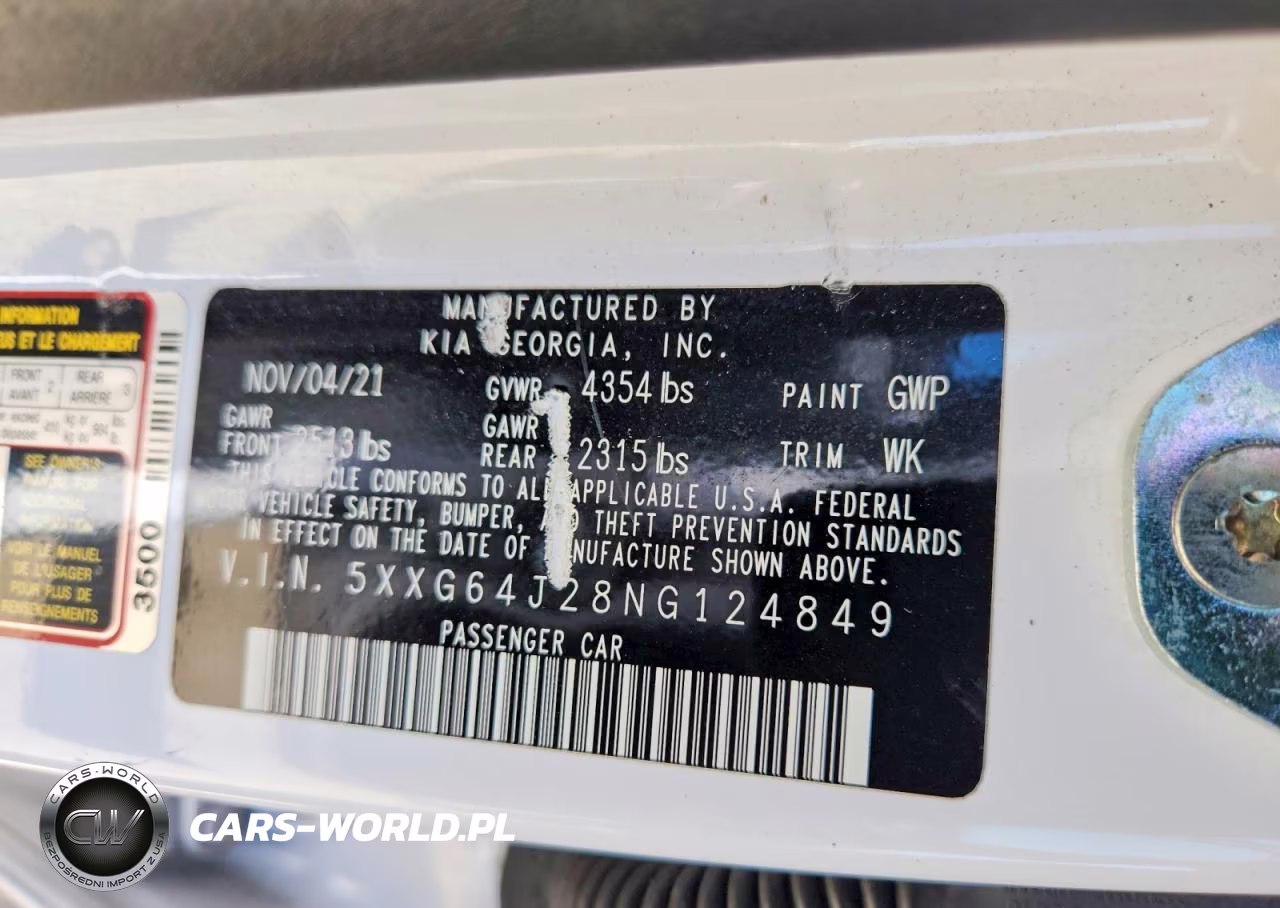 2022 Kia K5 Gt Line VIN:5XXG64J28NG124849 - 12