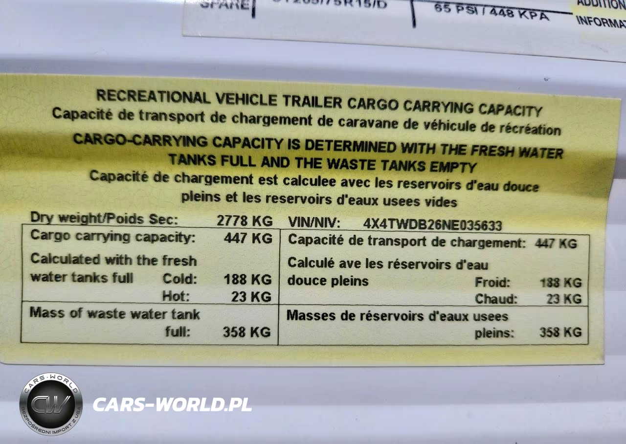 2022 Forest River Wildwood Camper VIN:4X4TWDB26NE035633 - 10