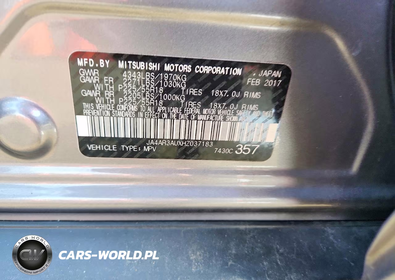 2017 Mitsubishi Outlander Sport Es VIN:JA4AR3AUXHZ037183 - 13