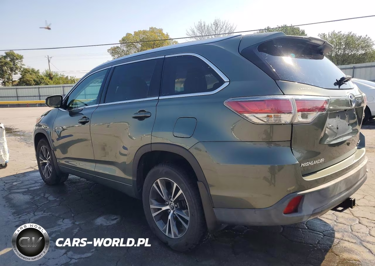 2016 Toyota Highlander Xle VIN:5TDJKRFH9GS300451 - 2