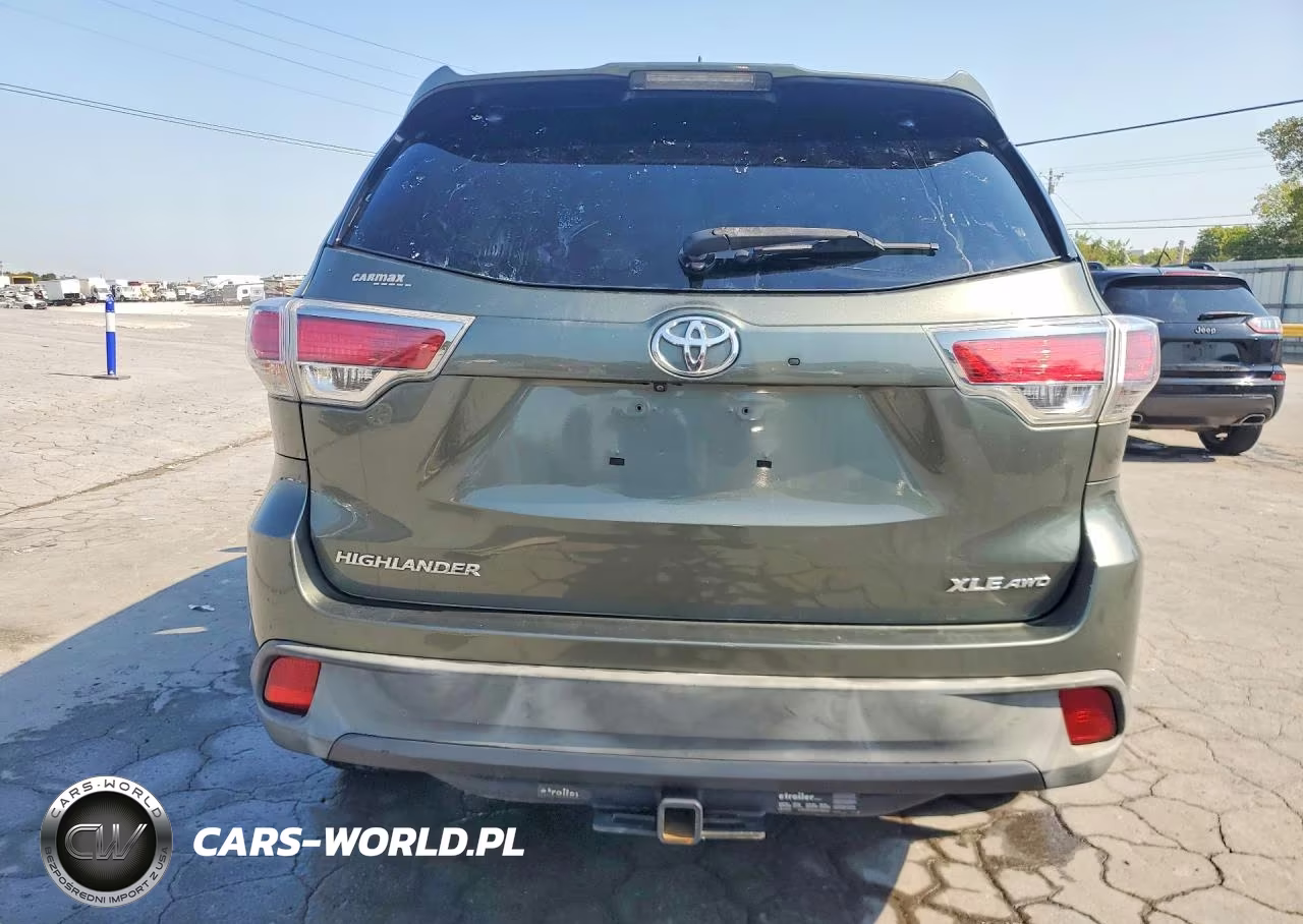 2016 Toyota Highlander Xle VIN:5TDJKRFH9GS300451 - 6
