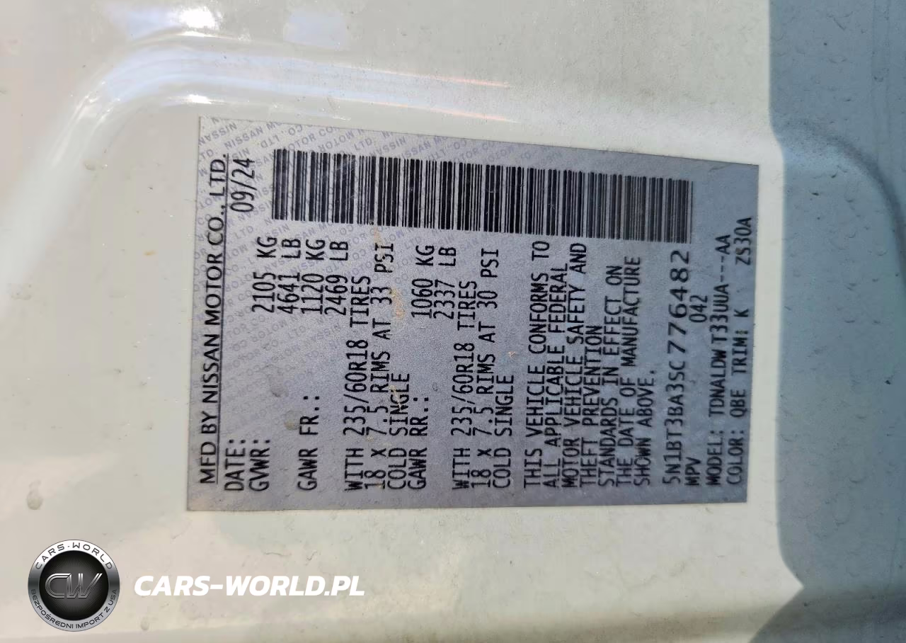 2025 Nissan Rogue Sv VIN:5N1BT3BA3SC776482 - 13