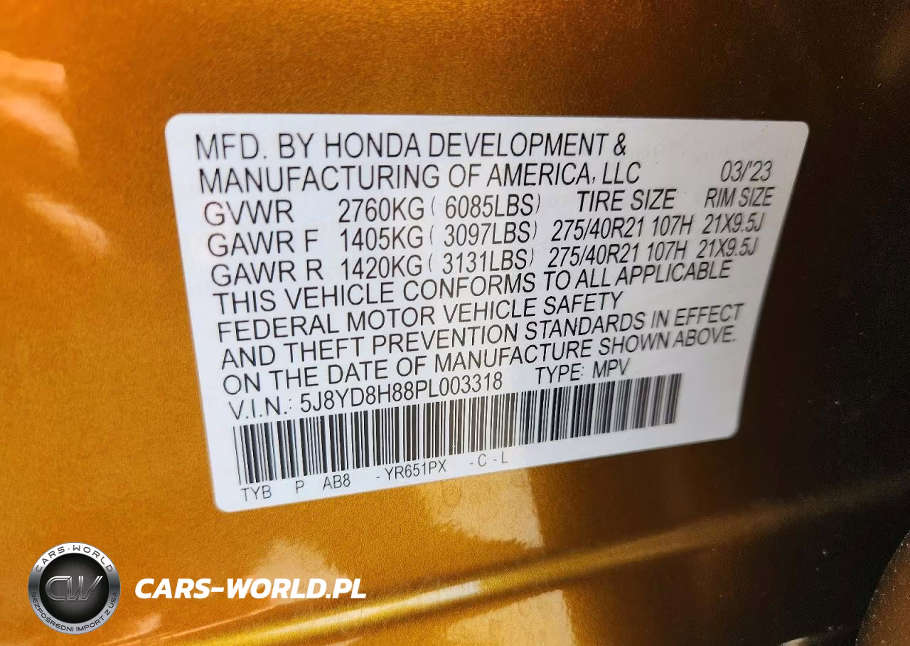 2023 Acura Mdx Type S Advance VIN:5J8YD8H88PL003318 - 12