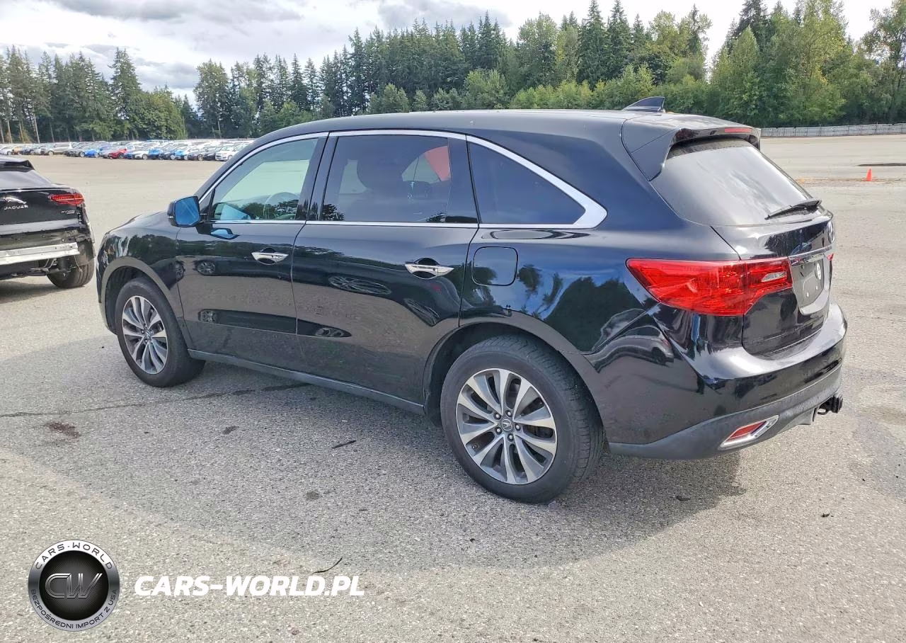 2014 Acura Mdx Technology VIN:5FRYD4H45EB043438 - 2