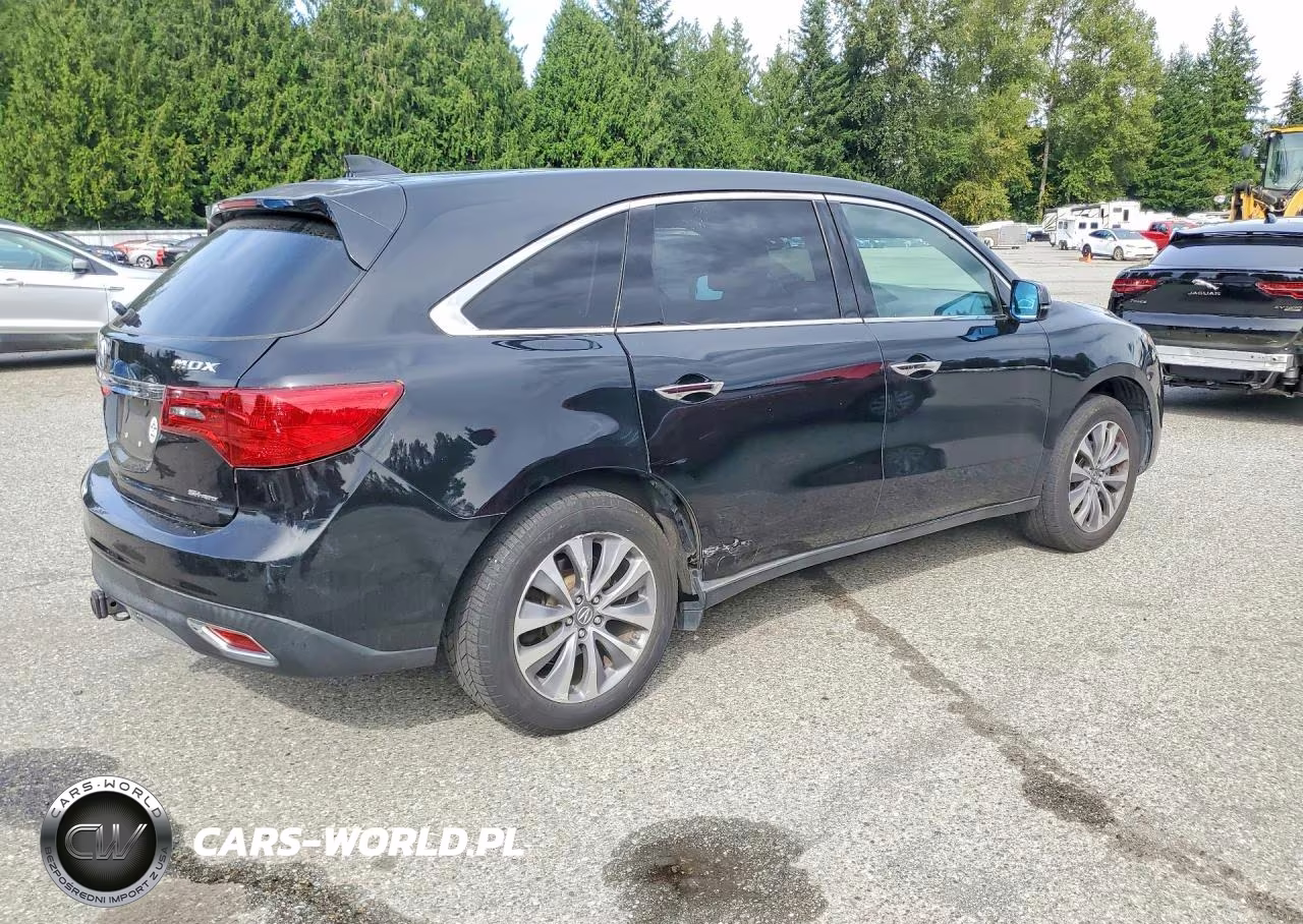 2014 Acura Mdx Technology VIN:5FRYD4H45EB043438 - 3
