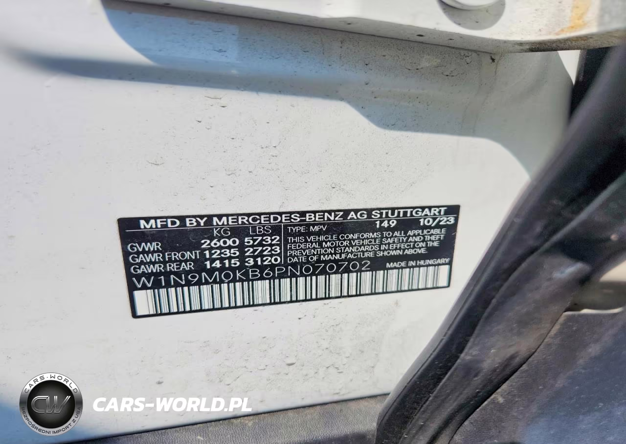 2023 Mercedes-Benz Eqb 300 4Matic VIN:W1N9M0KB6PN070702 - 13
