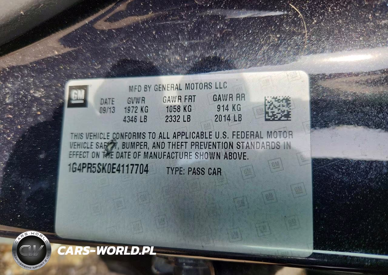 2014 Buick Verano Convenience VIN:1G4PR5SK0E4117704 - 12