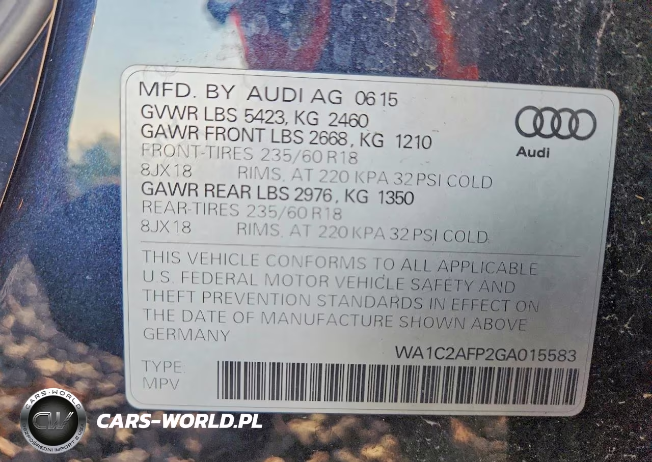 2016 Audi Q5 Premium VIN:WA1C2AFP2GA015583 - 13