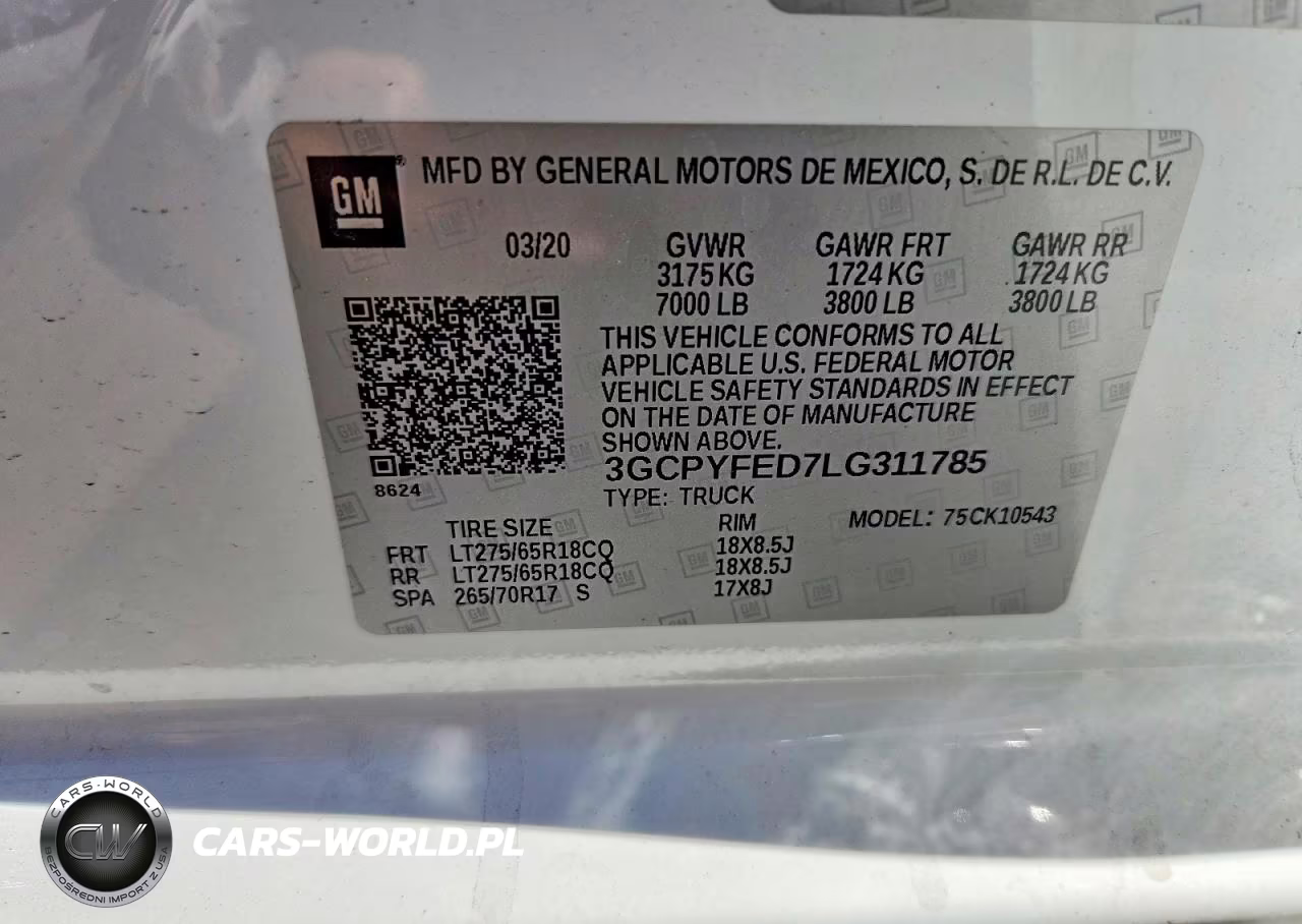 2020 Chevrolet Silverado K1500 Lt Trail Boss VIN:3GCPYFED7LG311785 - 12