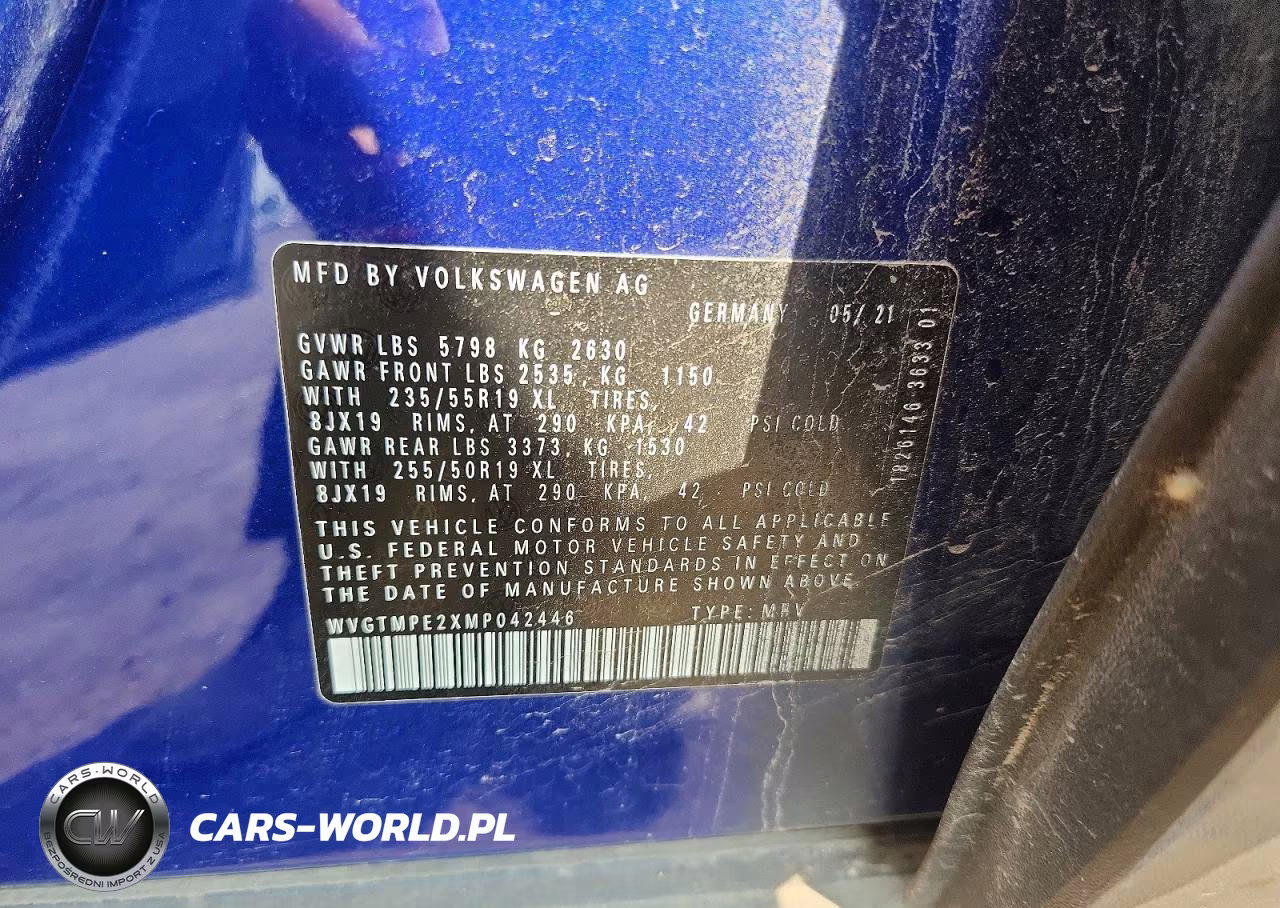 2021 Volkswagen Id.4 Pro S VIN:WVGTMPE2XMP042446 - 13